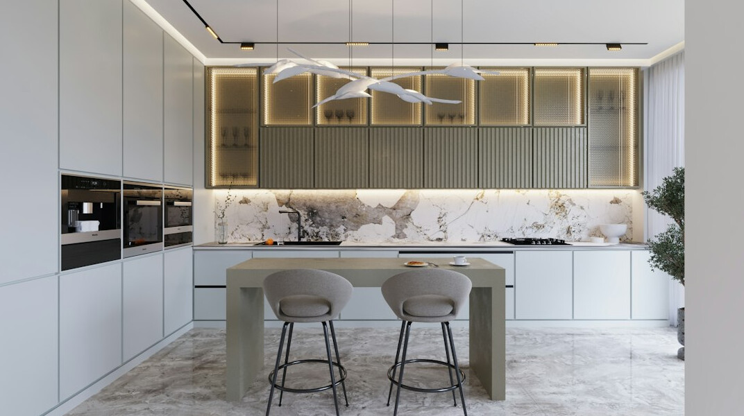 modern kitchen interior
