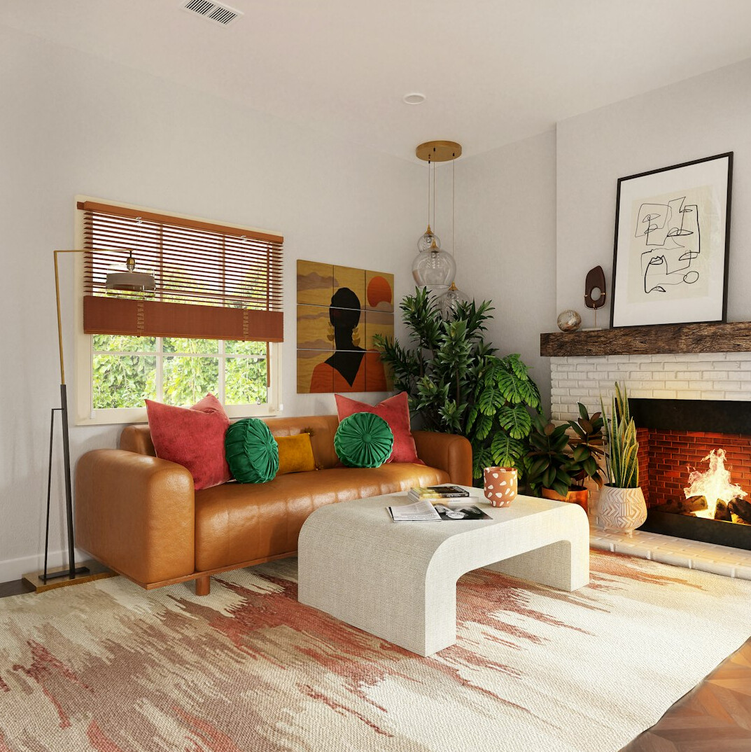 fashionable living room
